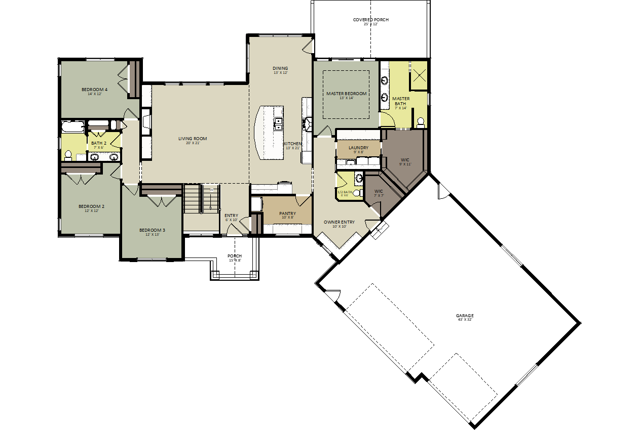 Autumnvale First Floor Floor Plan
